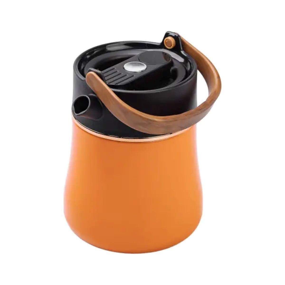 Чайник термос с датчиком температуры и вакуумной изоляцией HP-14-22O 700 мл Оранжевый (A-033288) - фото 3 Чайник термос с датчиком температуры и вакуумной изоляцией HP-14-22O 700 мл Оранжевый (A-033288) - фото 3