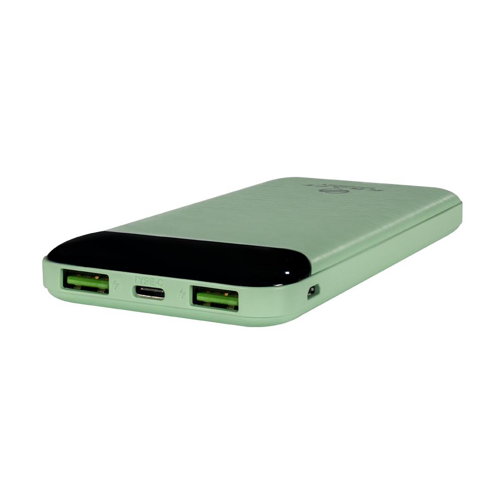 Повербанк Kraft KPB-2010FC 22.5W QC 3.0 10000 mAh Green (43-00092) - фото 4