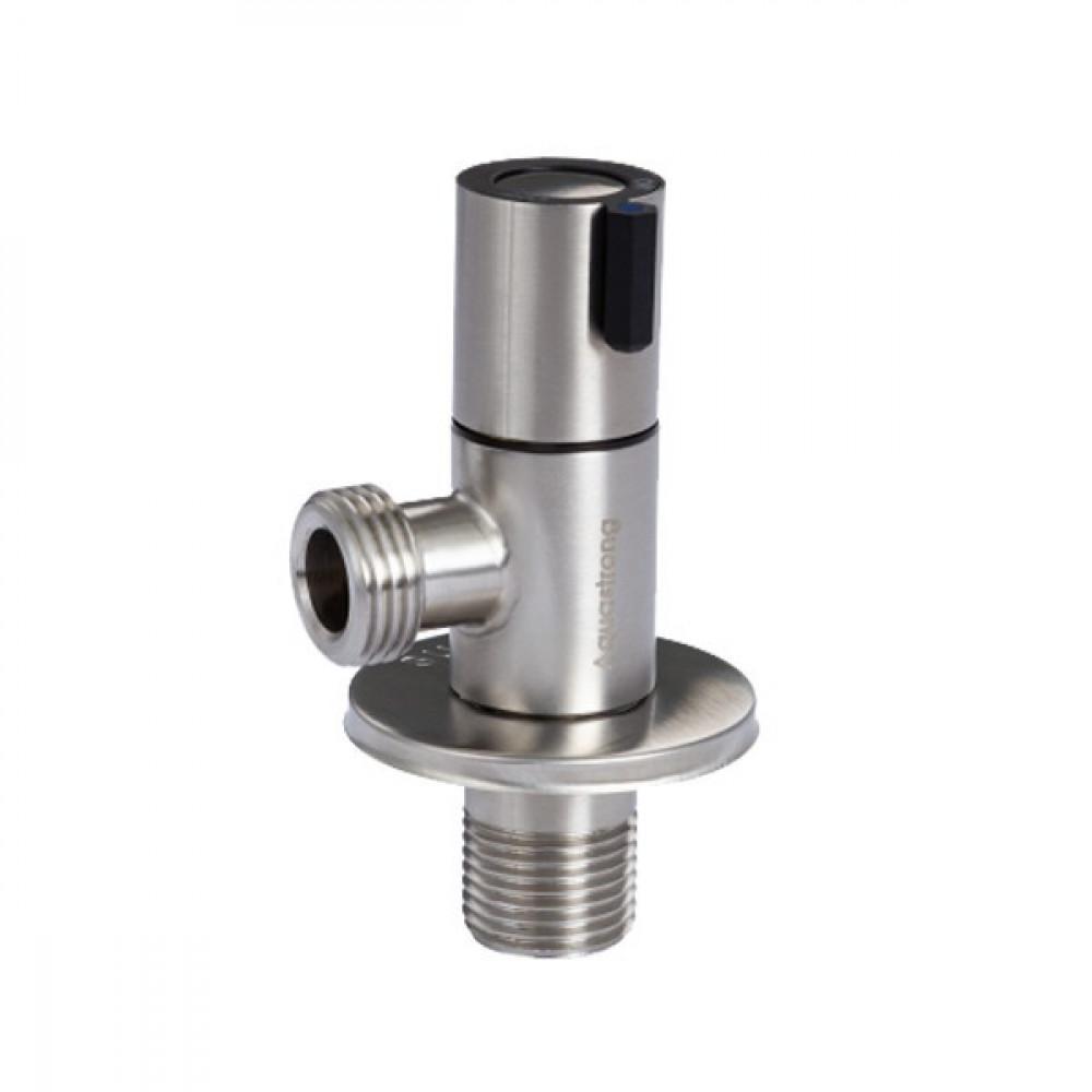 Кран угловой Aquastrong R1 нержавеющая сталь M1/2хM3/4" (24385475) - фото 4 Кран угловой Aquastrong R1 нержавеющая сталь M1/2хM3/4" (24385475) - фото 4