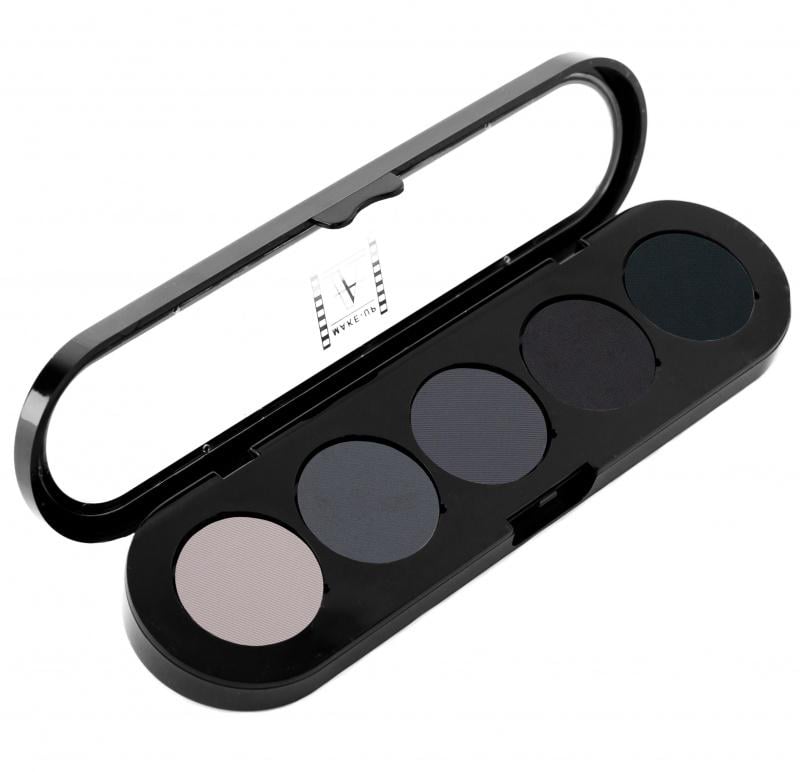 Тени в палитре по 5 цветов Makeup Atelier Paris 12,5 г Дымчатый (Т20) Тени в палитре по 5 цветов Makeup Atelier Paris 12,5 г Дымчатый (Т20)