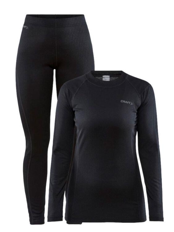 Жіночий комплект термобілизни CRAFT Core Warm Baselayer Set 1909708-999000 L Black