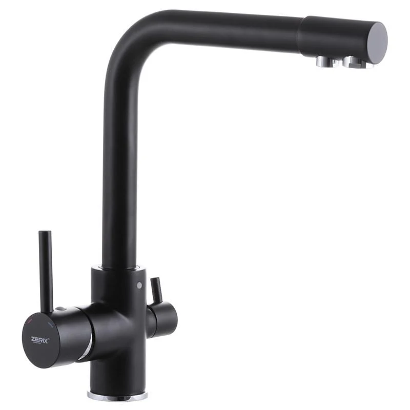 Смеситель для кухни Zerix LR4055B-3 с выходом для питьевой воды (ZX2645) Смеситель для кухни Zerix LR4055B-3 с выходом для питьевой воды (ZX2645)