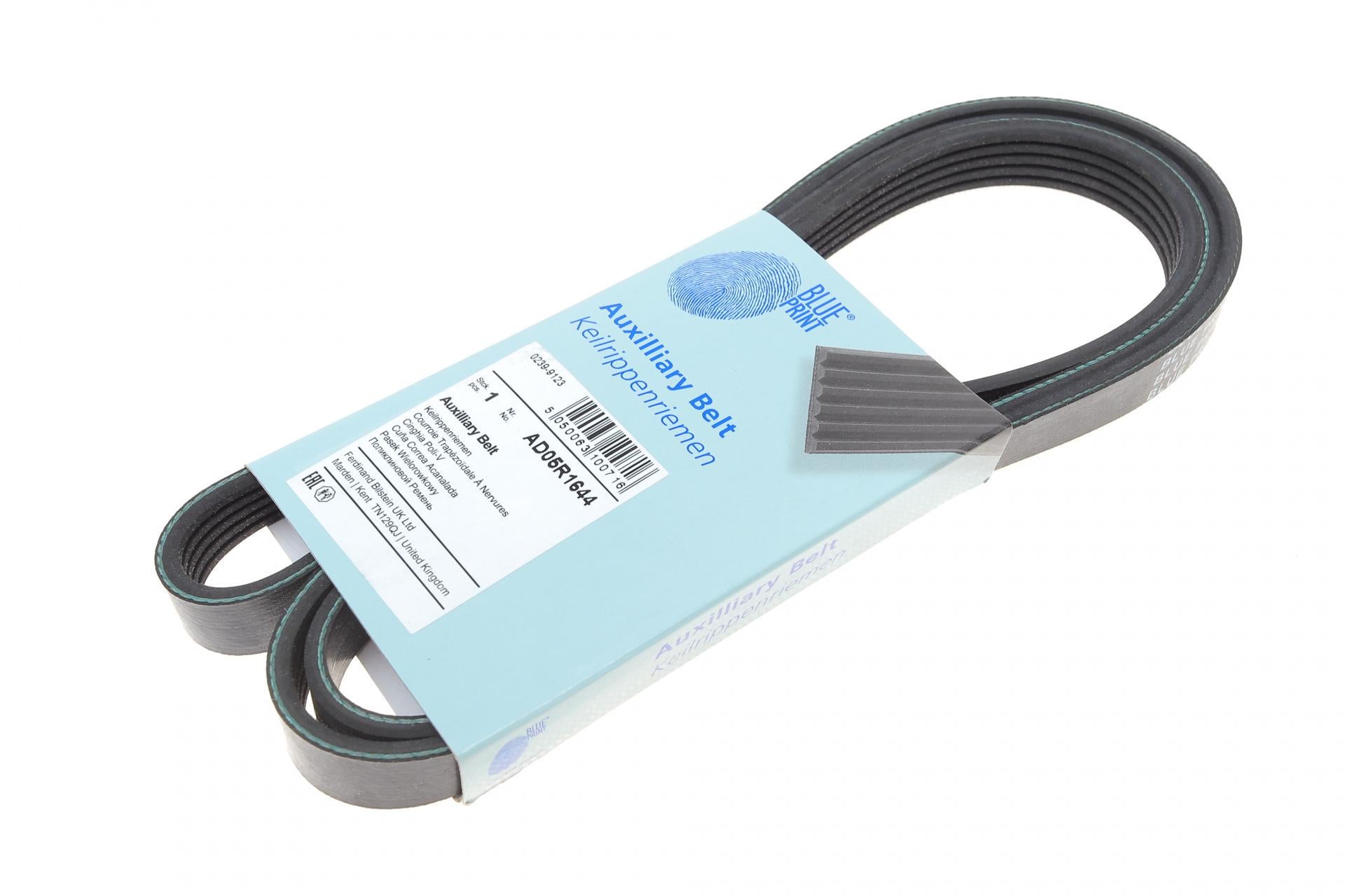 Ремень генератора BLUE PRINT для Hyundai i30 1.4-1.6 07-16/i20 1.1-1.6 08-15/Suzuki Grand Vitara 2.0 96-03 (AD05R1644)