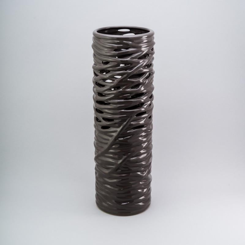 Ваза керамическая 35 см Light Grey