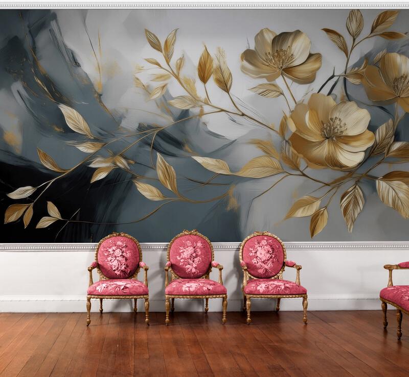 Фотообои бесшовные Цветочки (S2127)