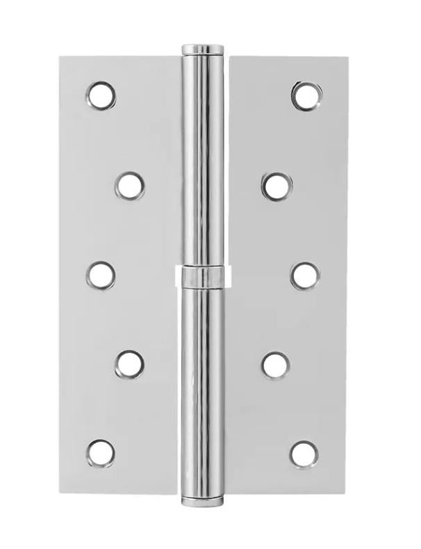 Петля для дверей врезная разъемная Paladii левая 1ВВ CP 125х75х2,5 мм 2 шт. Хром (ПП115)