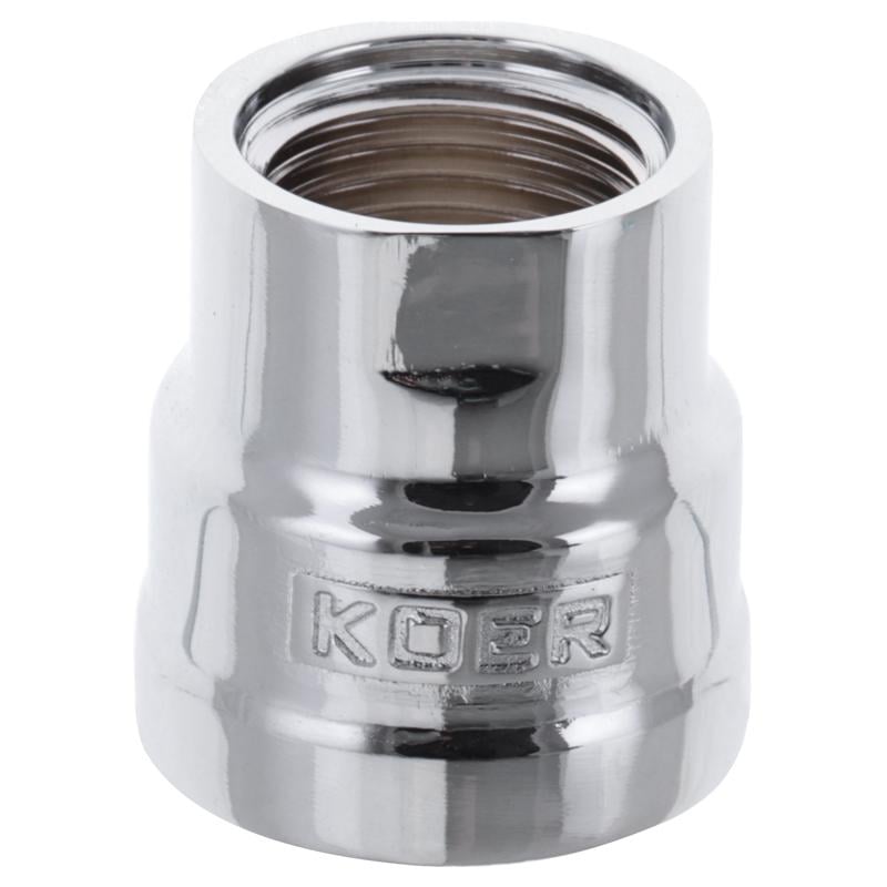 Муфта KOER KF0122 латунь внутренняя-внутренняя 1/2"x3/4" (63319) Муфта KOER KF0122 латунь внутренняя-внутренняя 1/2"x3/4" (63319)