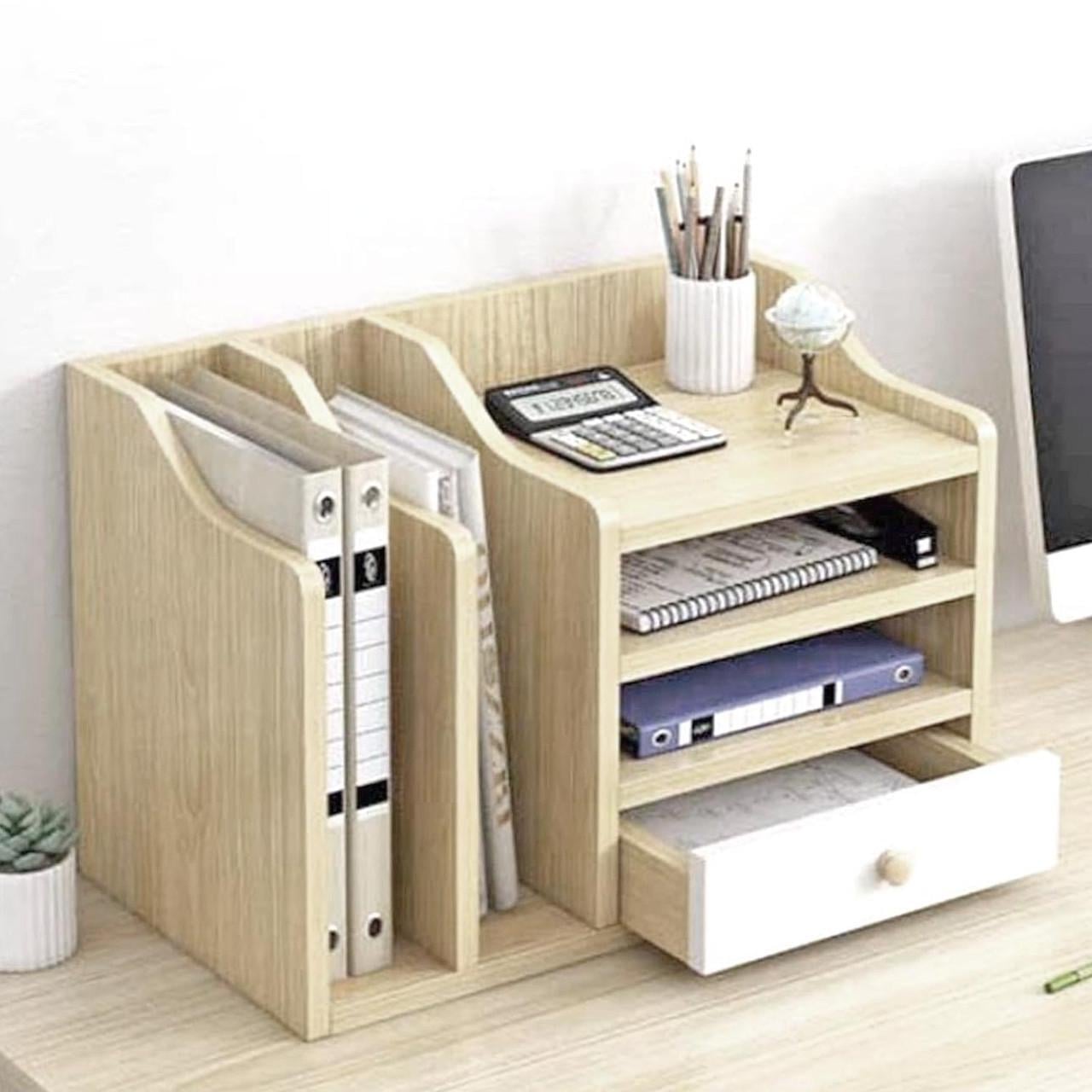 Полка книжная настольная из дерева Томоко Бланже (КПА-036301)