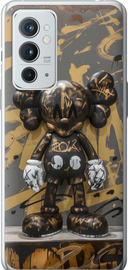 Чехол на OnePlus 9RT Bronze kaws (6097u-2520-42517)