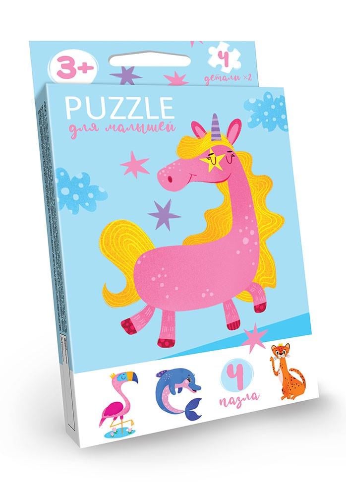 Настільна гра Danko Toys Puzzle пазли для малюків (4 пазла) (PFK-01)