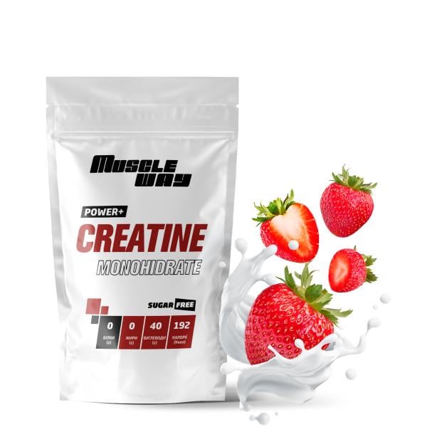 Креатин моногідрат MuscleWay Creatine Monohidrate 99,9% Sugar Free 50 порцій 250 г Полуниця (21-125-cre-mw-rs250.10) Креатин моногідрат MuscleWay Creatine Monohidrate 99,9% Sugar Free 50 порцій 250 г Полуниця (21-125-cre-mw-rs250.10)