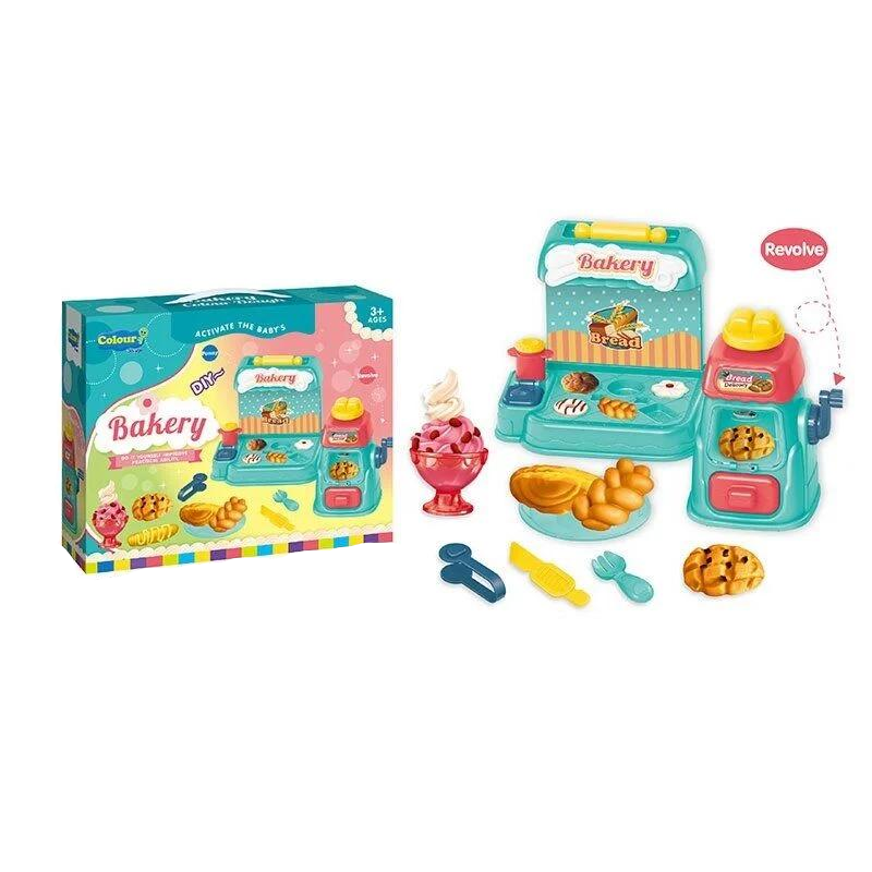 Тесто для лепки 8069 6 цветов теста/экструдер на батарейках/звук/подсветка (146726)