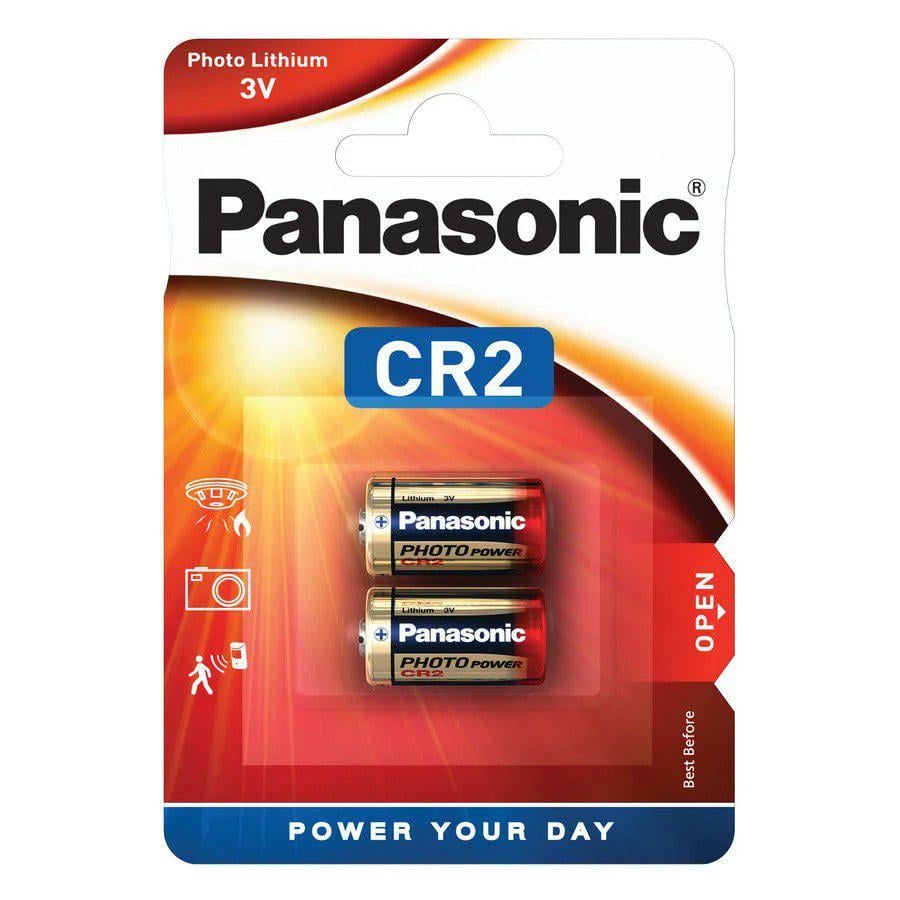 Батарейка литиевая Panasonic Lithium Power CR2 CR-2L/2BP 3V 2 шт. (25993652)