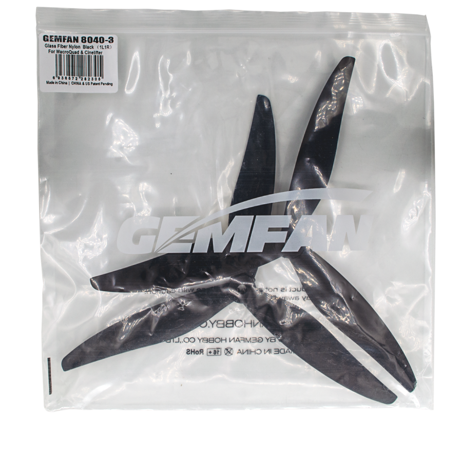 Пропелери GemFan 8040-3 для квадрокоптера FPV (14180692168) - фото 4