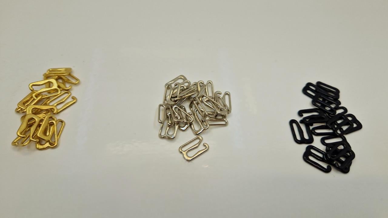 Гачок металевий для бретелів бюстгальтера 1,5 см Золотий (2251993120) - фото 4 Гачок металевий для бретелів бюстгальтера 1,5 см Золотий (2251993120) - фото 4