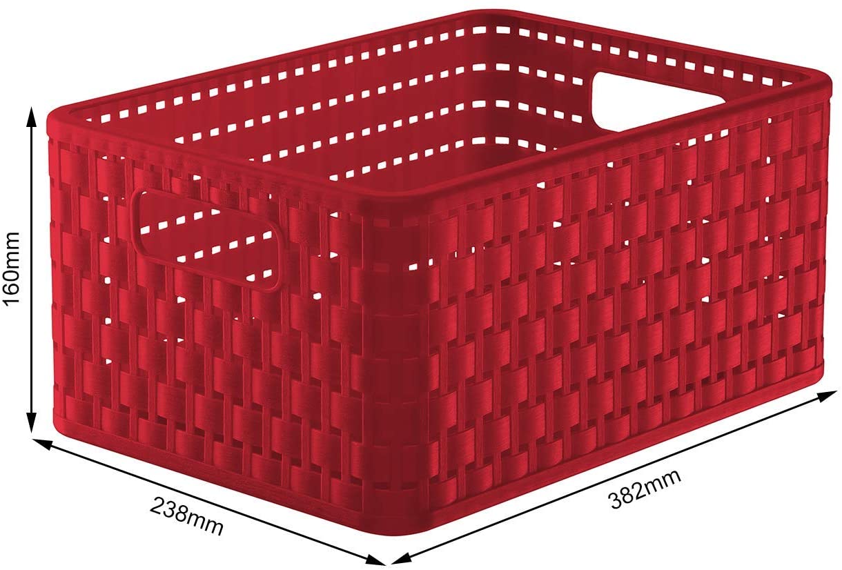 Ящик для хранения Rotho Country 11 л Красный (RTH-11169-rot) - фото 3