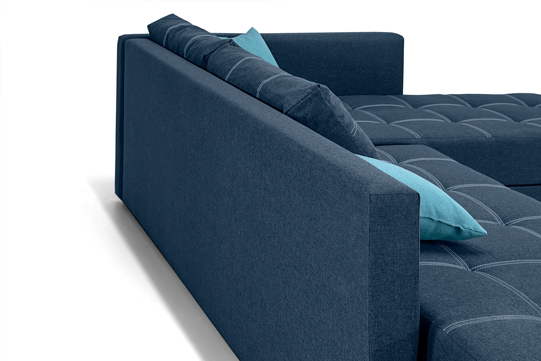 Диван угловой Олимп 300х220 см Джинсовый (28118806) - фото 8