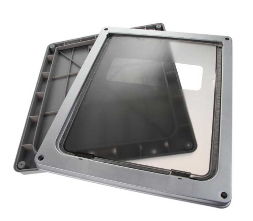 Дверцята для собак з рамкою 43x35,5x4 см Білий (2701758092) - фото 3