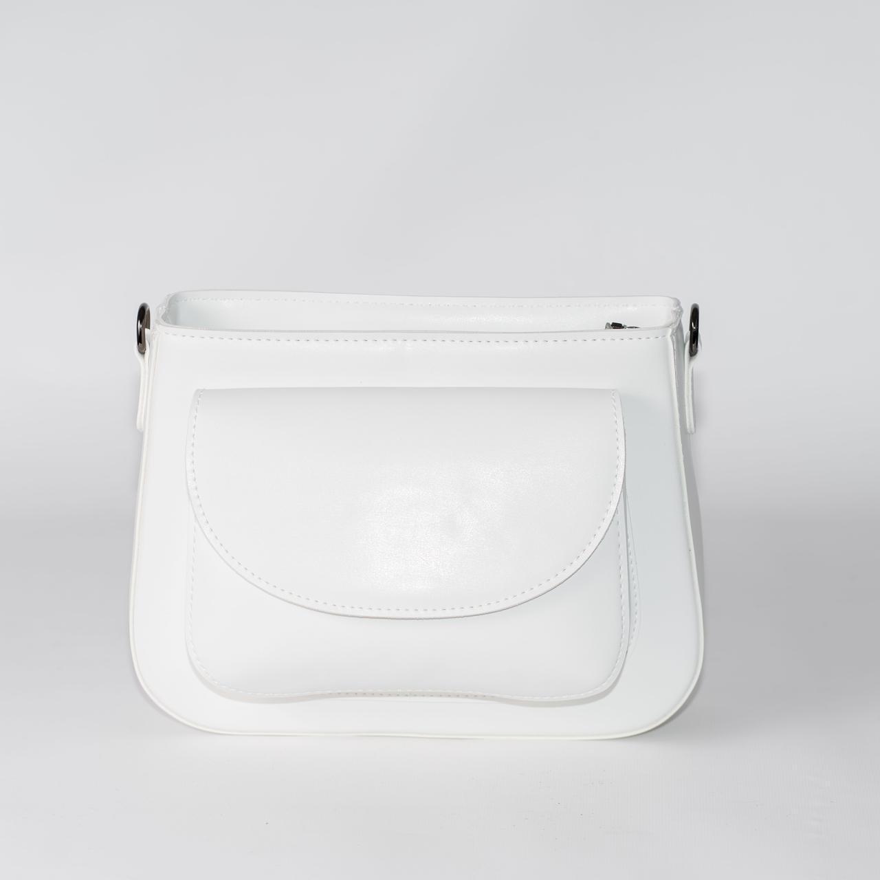 Сумка жіноча крос-боді XENIA № 41-24 з еко-шкіри Білий - фото 1