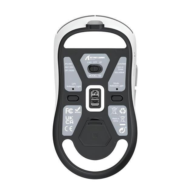 Мышь беспроводная Attack Shark X3 PixArt PAW3395 White - фото 4