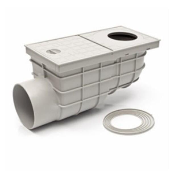 Дощоприймач MCH пластиковий горизонтальне підключення ⌀ 110 мм (325Gs) Дощоприймач MCH пластиковий горизонтальне підключення ⌀ 110 мм (325Gs)