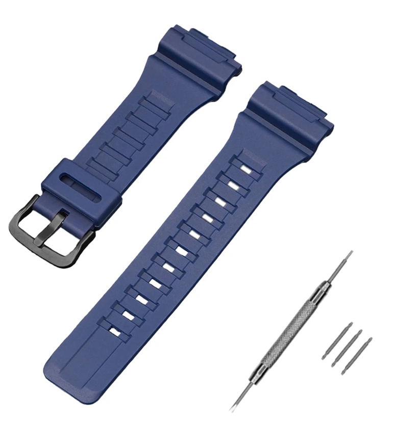 Ремінець для Casio AE-1000W Dark Blue BK (3891)