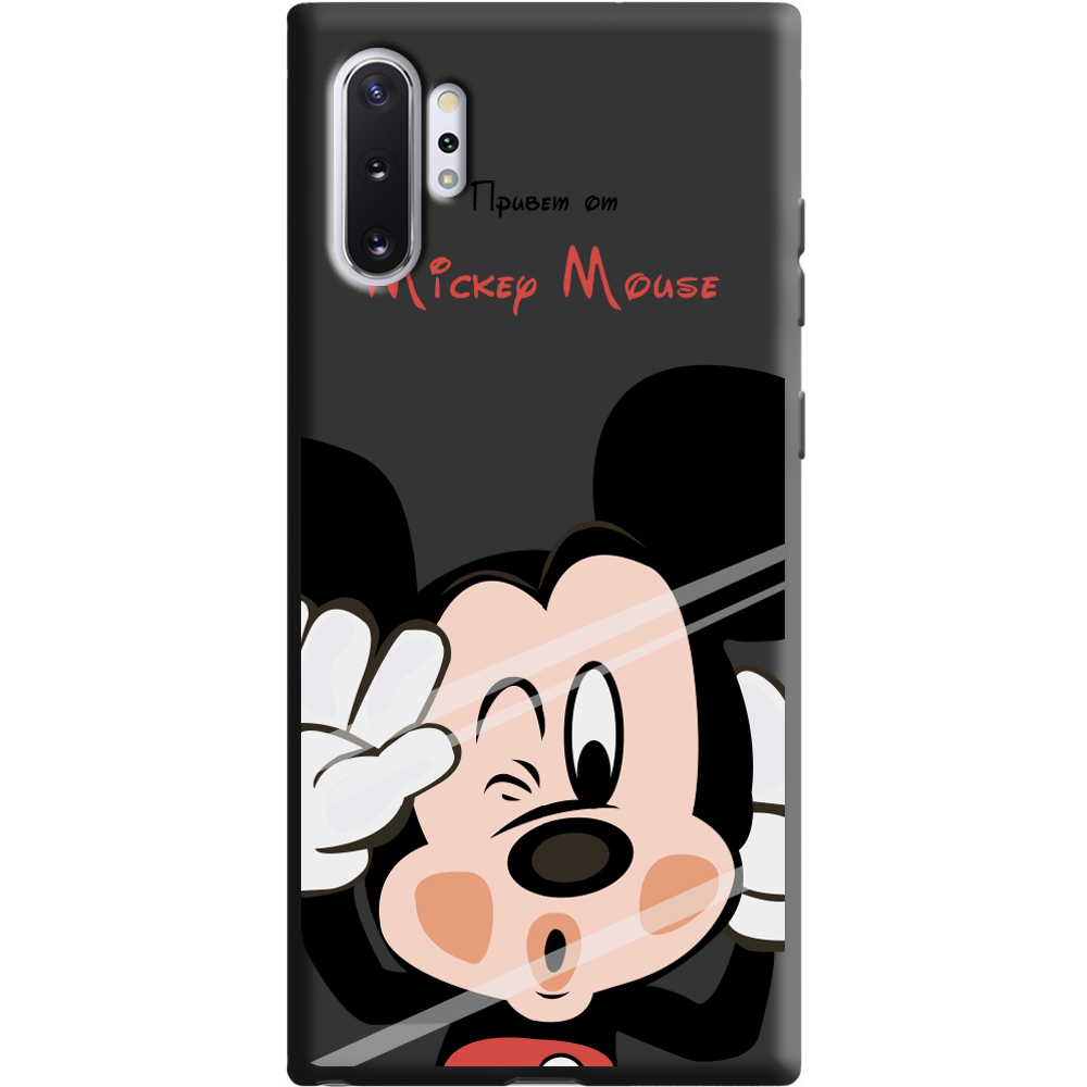 Чохол Boxface Samsung N975 Galaxy Note 10 Plus Mister M Чорний силікон (37686-cc58-38700)