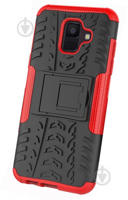 Чехол Armor Case для Samsung A600 Galaxy A6 2018 Красный (hub_TDsn33886)
