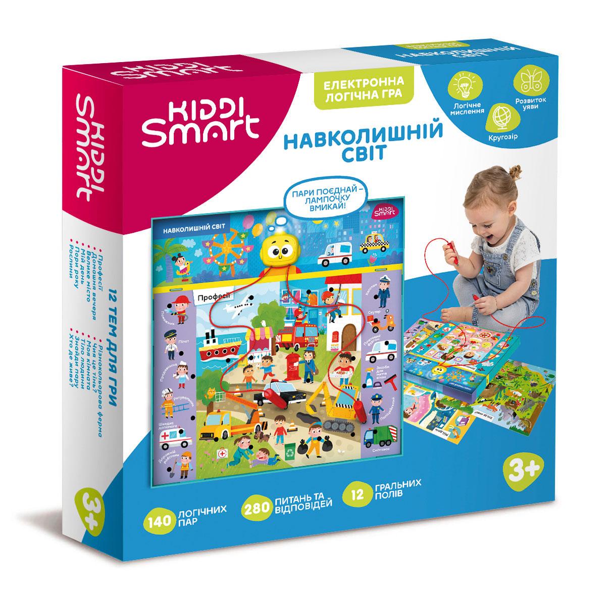 Игра логическая электронная Kiddi Smart Викторина Окружающий мир S2 (32065543)
