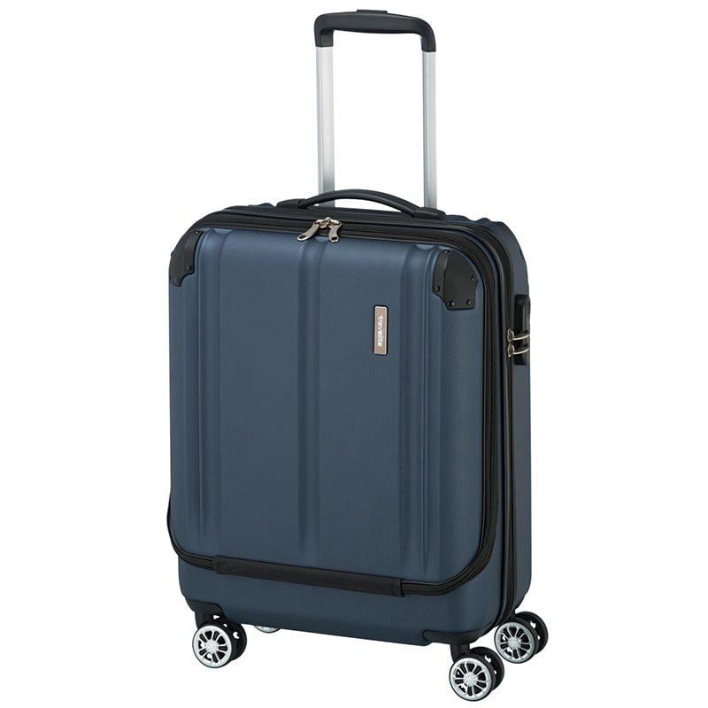 Чемодан на 4 колесах Travelite City S с карманом для ноутбука 17,3" 40 л Navy (TL073046-20)