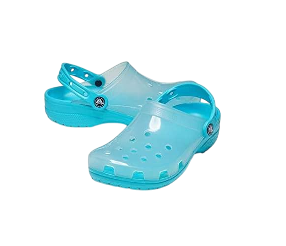 Сабо жіночі Crocs Classic Translucent Clog Digital р. 37-38 Блакитний (11012)
