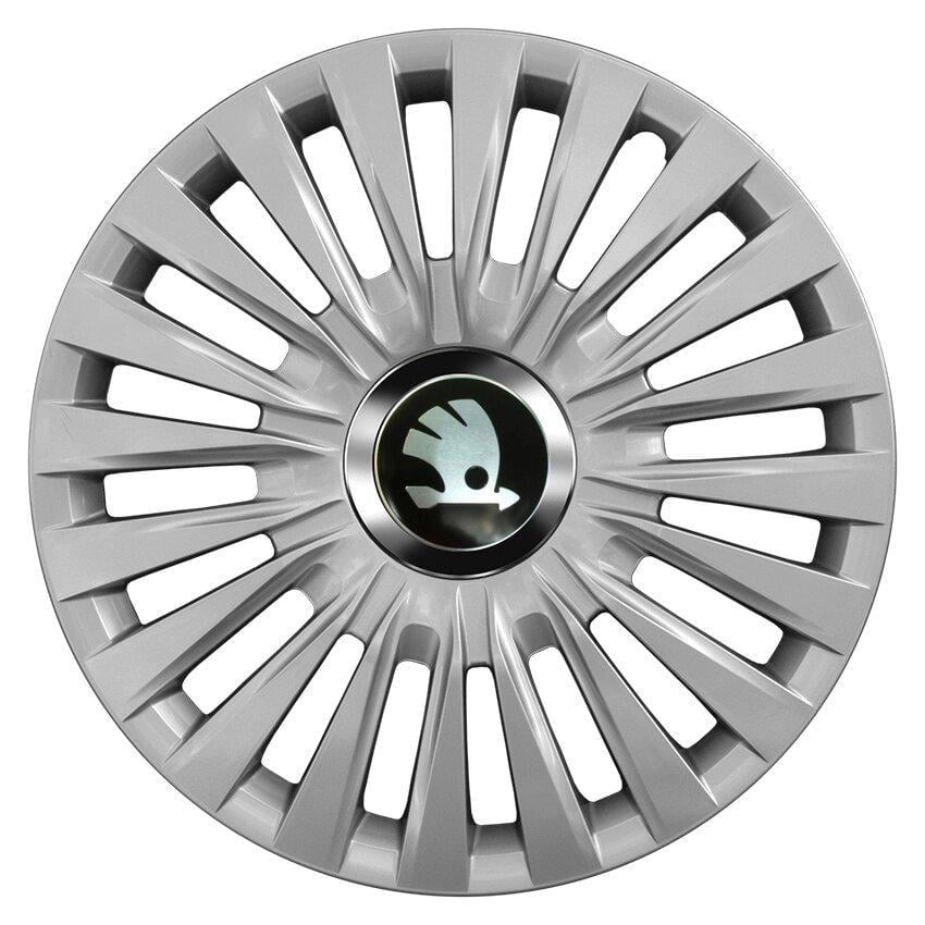Комплект колпаков JAWOPLAST Enzo R15 для Skoda 4 шт. Silver (28435585)