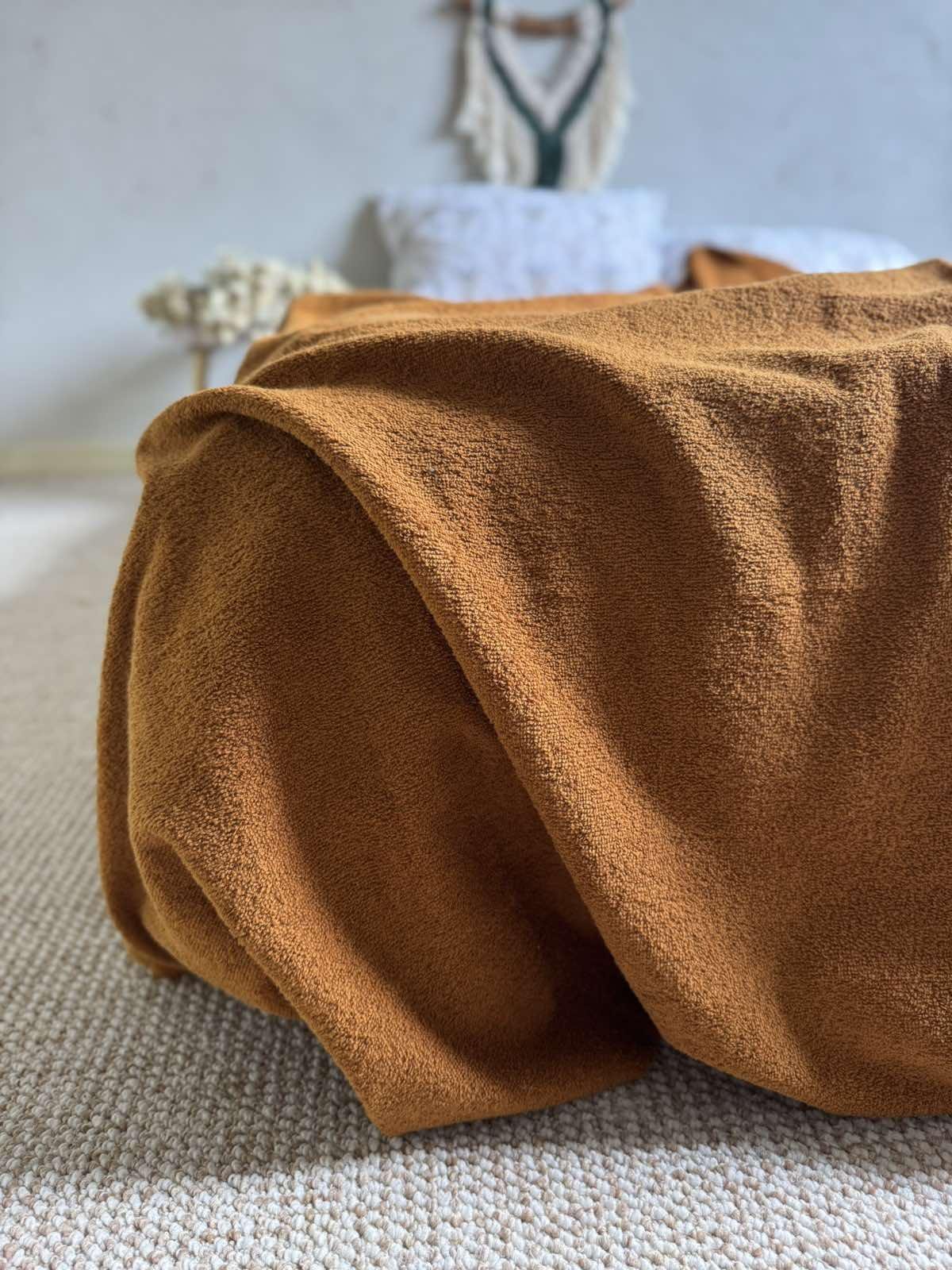 Простынь-покрывало махровое ZEINTEX MADEIRA охры хлопковое 150х220 см (26989505) - фото 2 Простынь-покрывало махровое ZEINTEX MADEIRA охры хлопковое 150х220 см (26989505) - фото 2