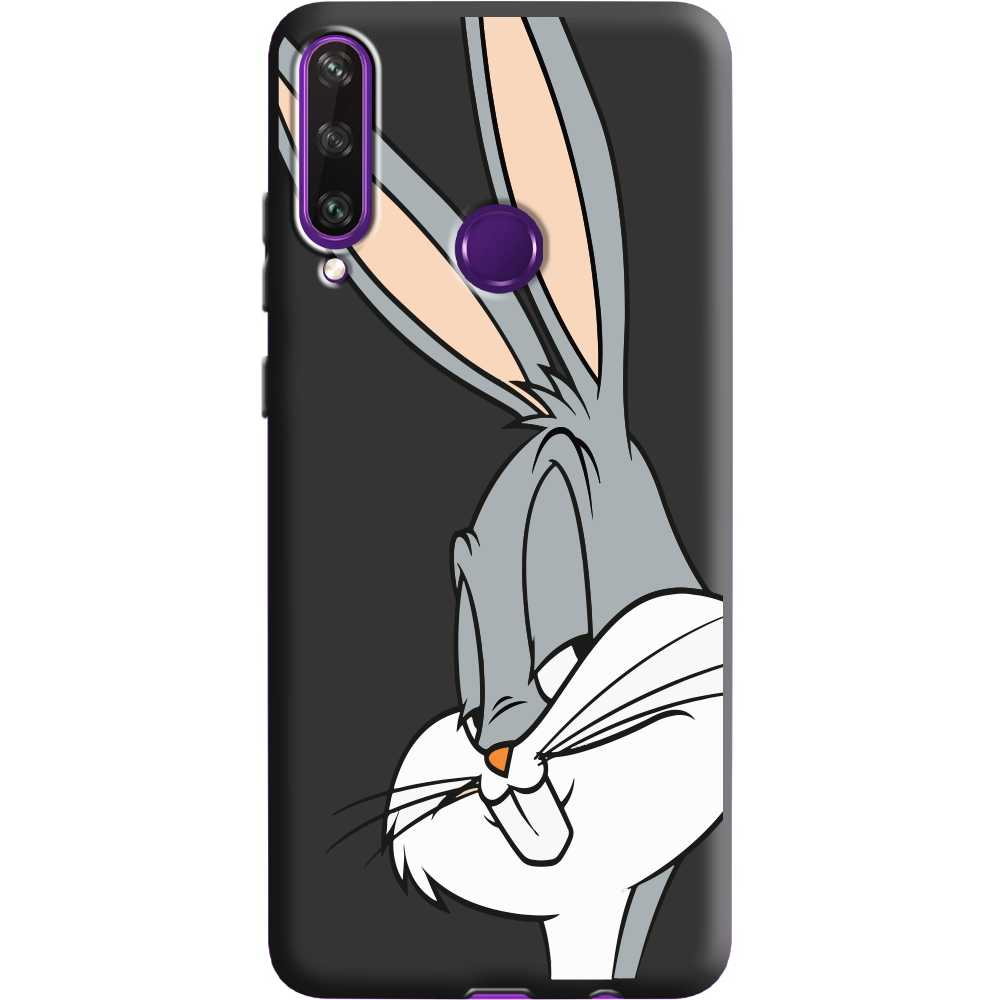 Чохол BoxFace Huawei Y6p Lucky Rabbit Чорний силікон (40017-bk81-40308)