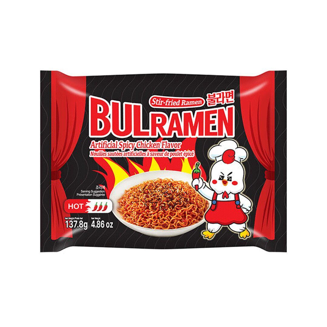 Лапша корейская Bulramen со вкусом острой курицы Классик 137,8 г (761898761946)