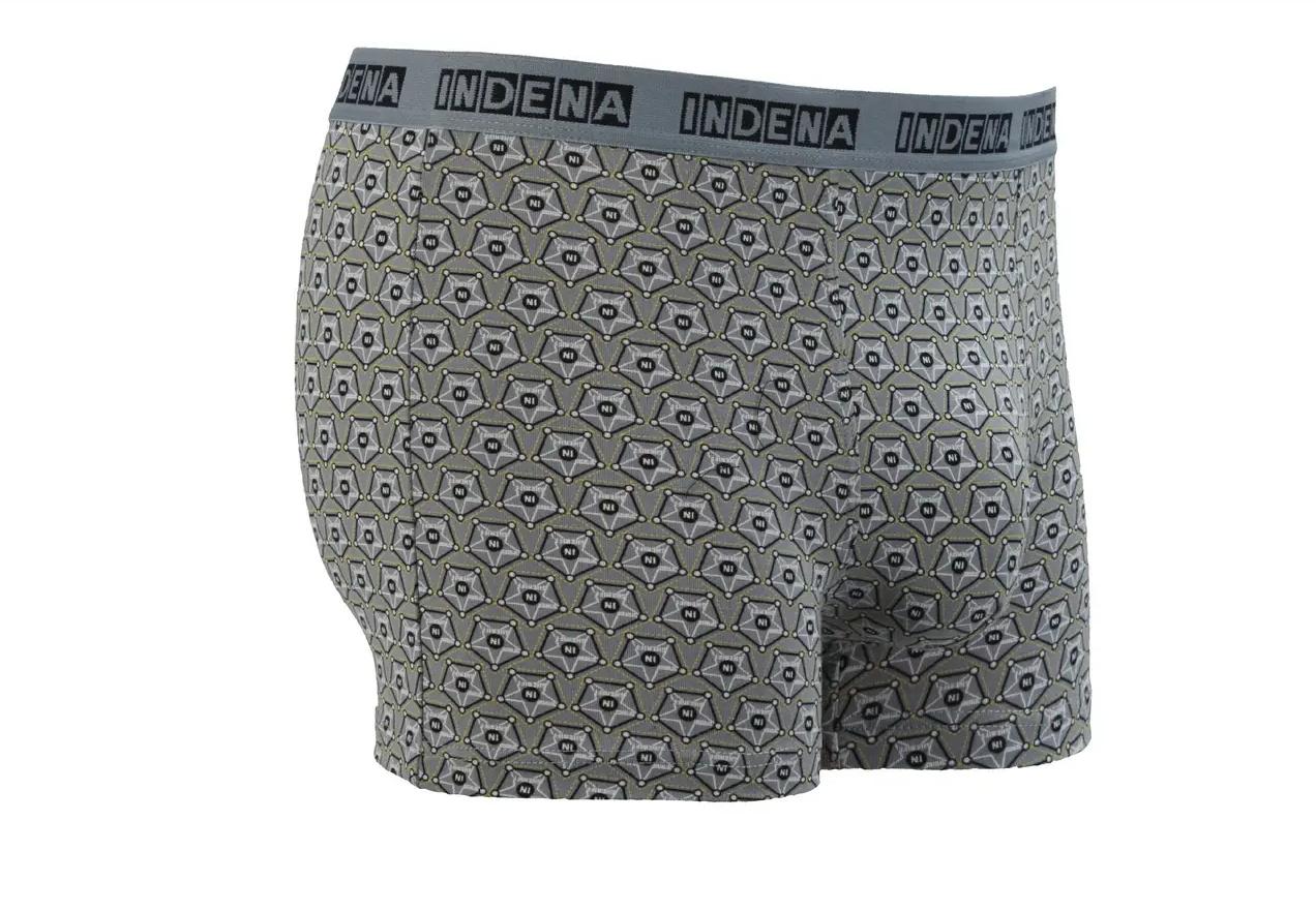 Мужские трусы стрейчевые INDENA р-р 2XL 48-50 Светло-Серый (95115)