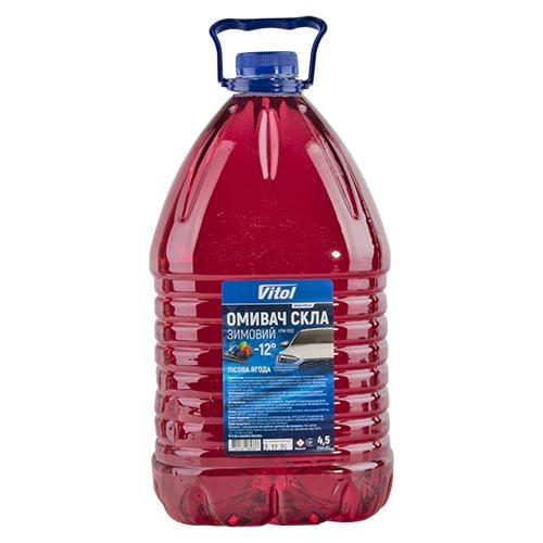 Омыватель стекла зимний Vitol Лесная Ягода -12°С 4,5 л (23194436)