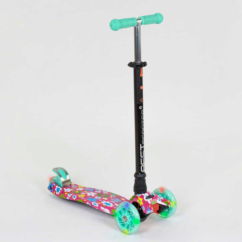 Самокат Best Scooter А 25600 /779-1343 MAXI пластмассовый 4 колеса PU d 12 см Самокат Best Scooter А 25600 /779-1343 MAXI пластмассовый 4 колеса PU d 12 см