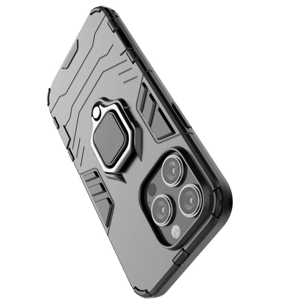 Чохол бампер Primolux Ring Armor для Apple iPhone 13 Pro - Black - фото 5