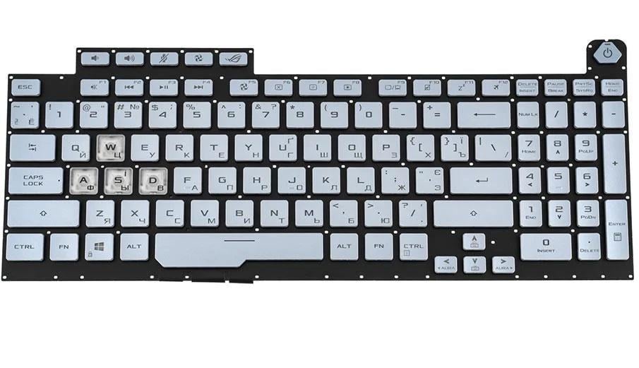 Клавиатура для ноутбука Asus G731GT Серый (171737)