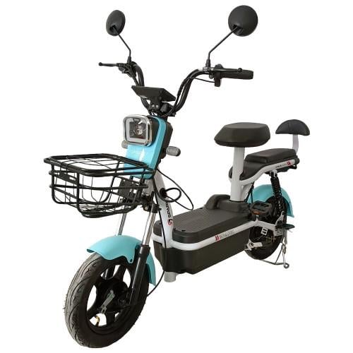 Велосипед с электродвигателем Spark City 14" 48V/500W/20 Ah Голубой (000227060)