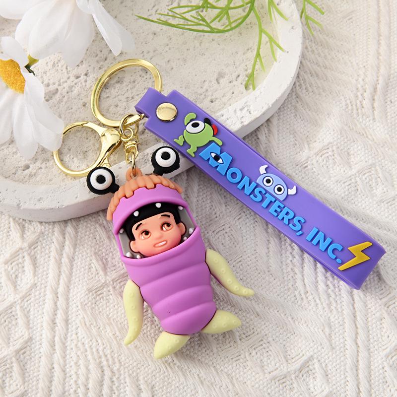 Брелок для ключей Воо Monsters Inc Бу Корпорация Монстров Лавандовый Фиолетовый (025)