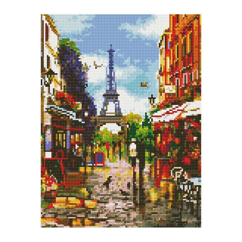 Алмазная мозаика Rainbow Art Париж осенью 40х30 см (EJ1391)