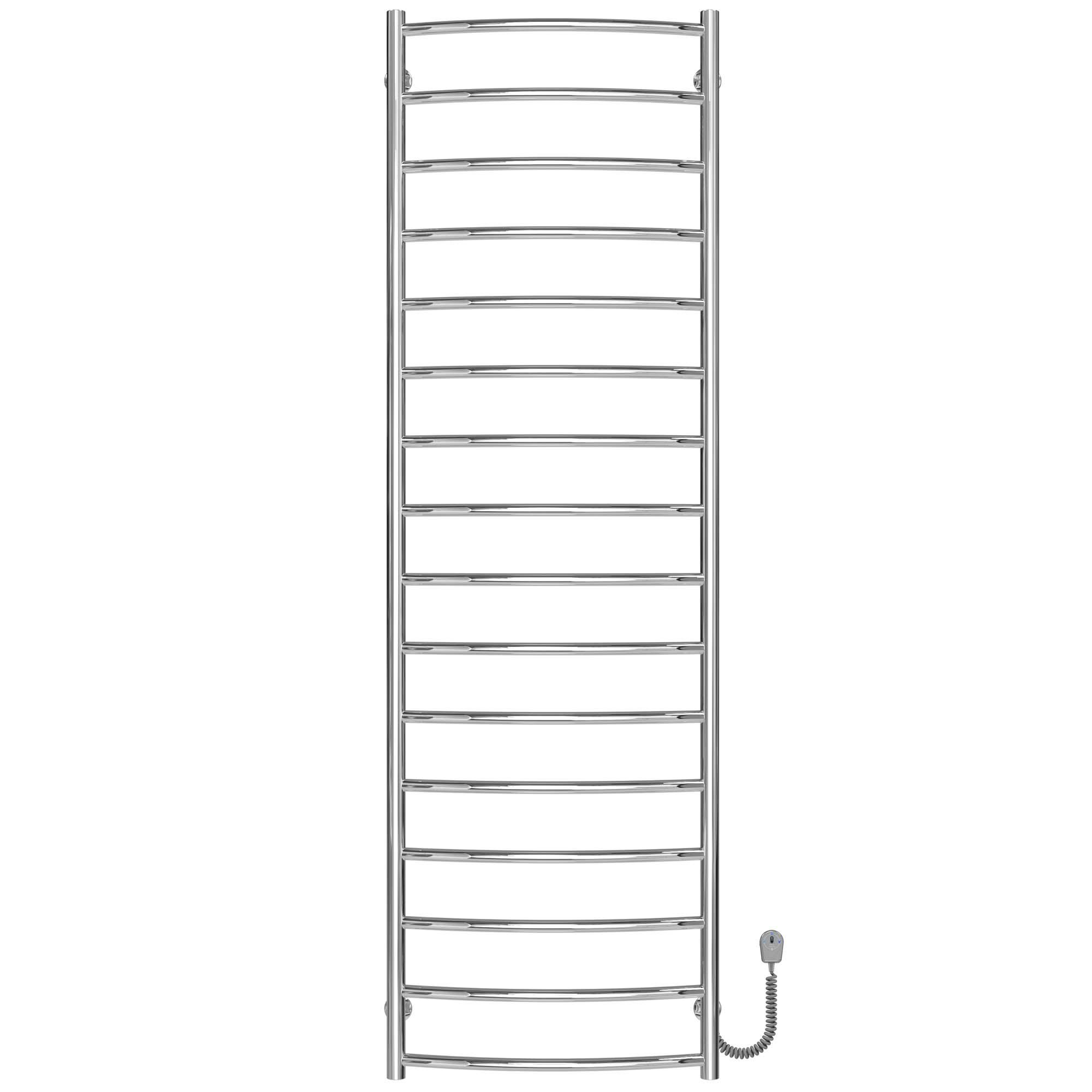 Полотенцесушитель электрический Deffi Классик П16 EF16 правое подключение нержавеющая сталь 500x1700 мм Хром (C.DK.170.50.16.ECR5)