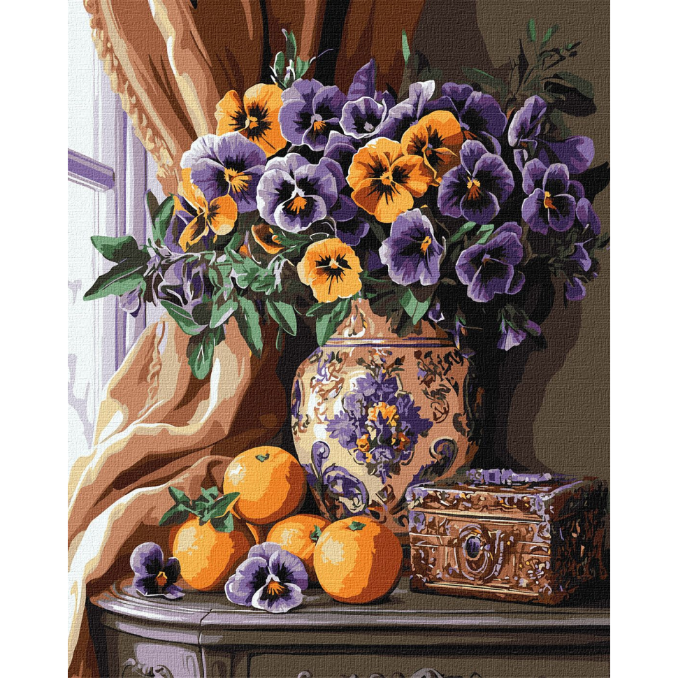 Картина за номерами Ideyka Розкішні братки KHO3292 40x50 см (RLT50636)