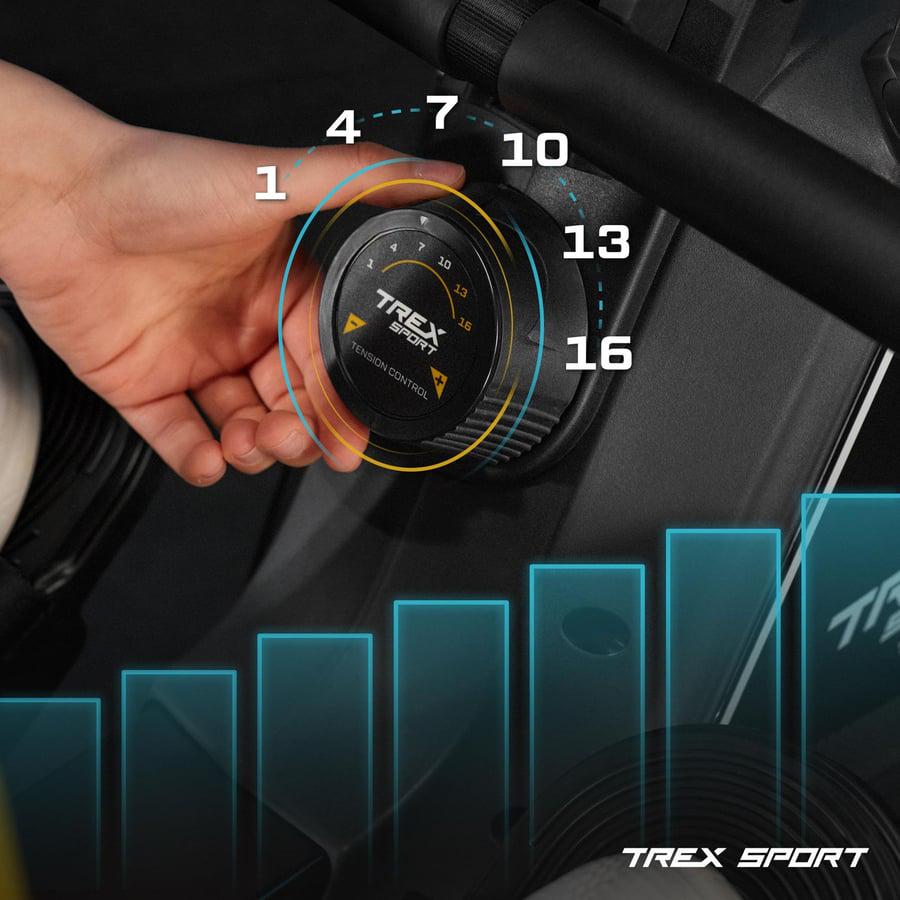 Гребний тренажер Trex Sport TX-580RM Rein магнітний Чорний (5099) - фото 4 Гребний тренажер Trex Sport TX-580RM Rein магнітний Чорний (5099) - фото 4