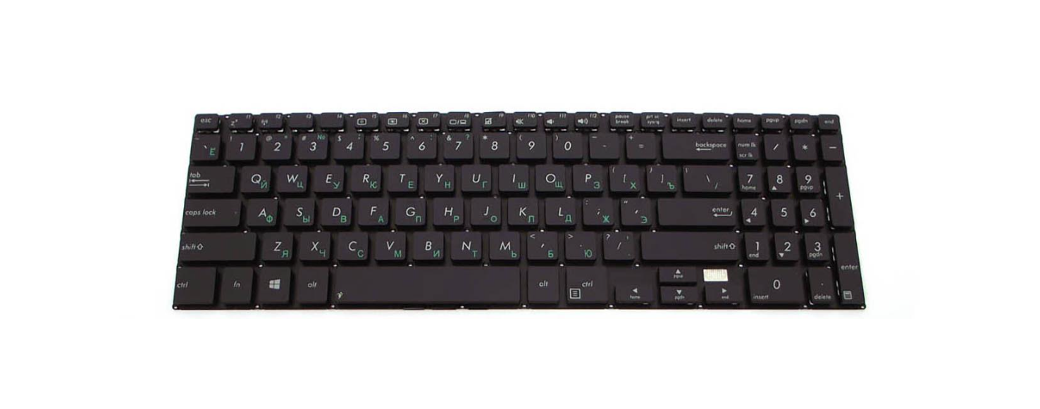 Клавиатура для ноутбука Asus PRO500 PRO500CA матовая (90NB00F1-R31RU0)