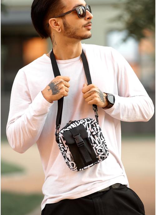 Мужская сумка-мессенджер Sambag Graphity тканевая через плечо (901017617)