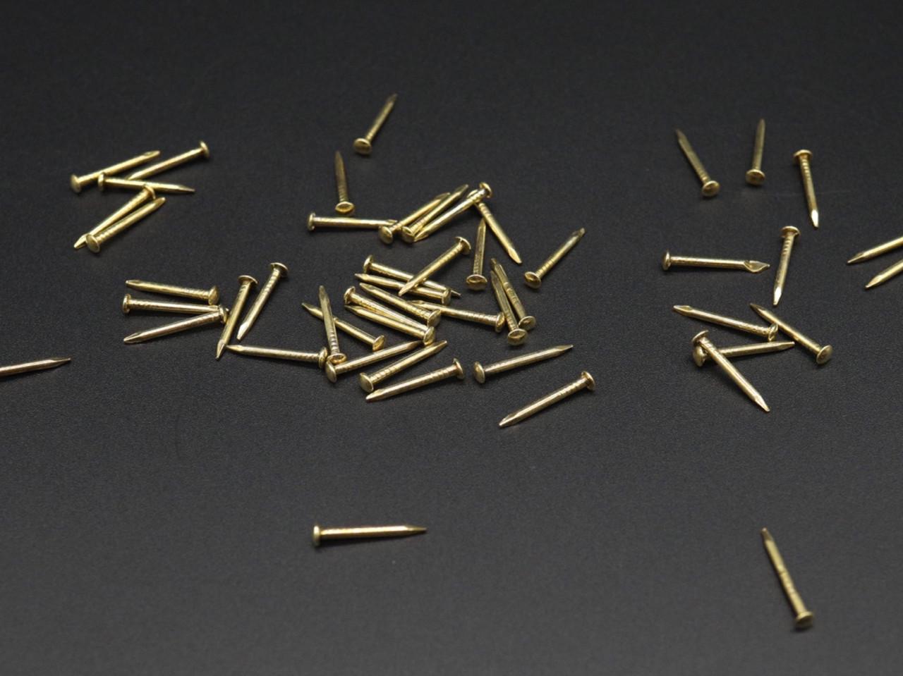 Цвяхи декоративні сферична головка 1,4х16 мм 100 г Золотистий (1012665735)