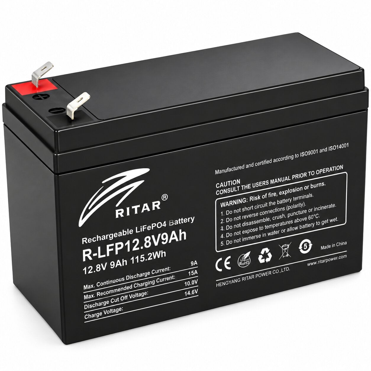 Аккумуляторная батарея Ritar R-LFP 12,8V 9 Ah LiFePO4 (38869892)